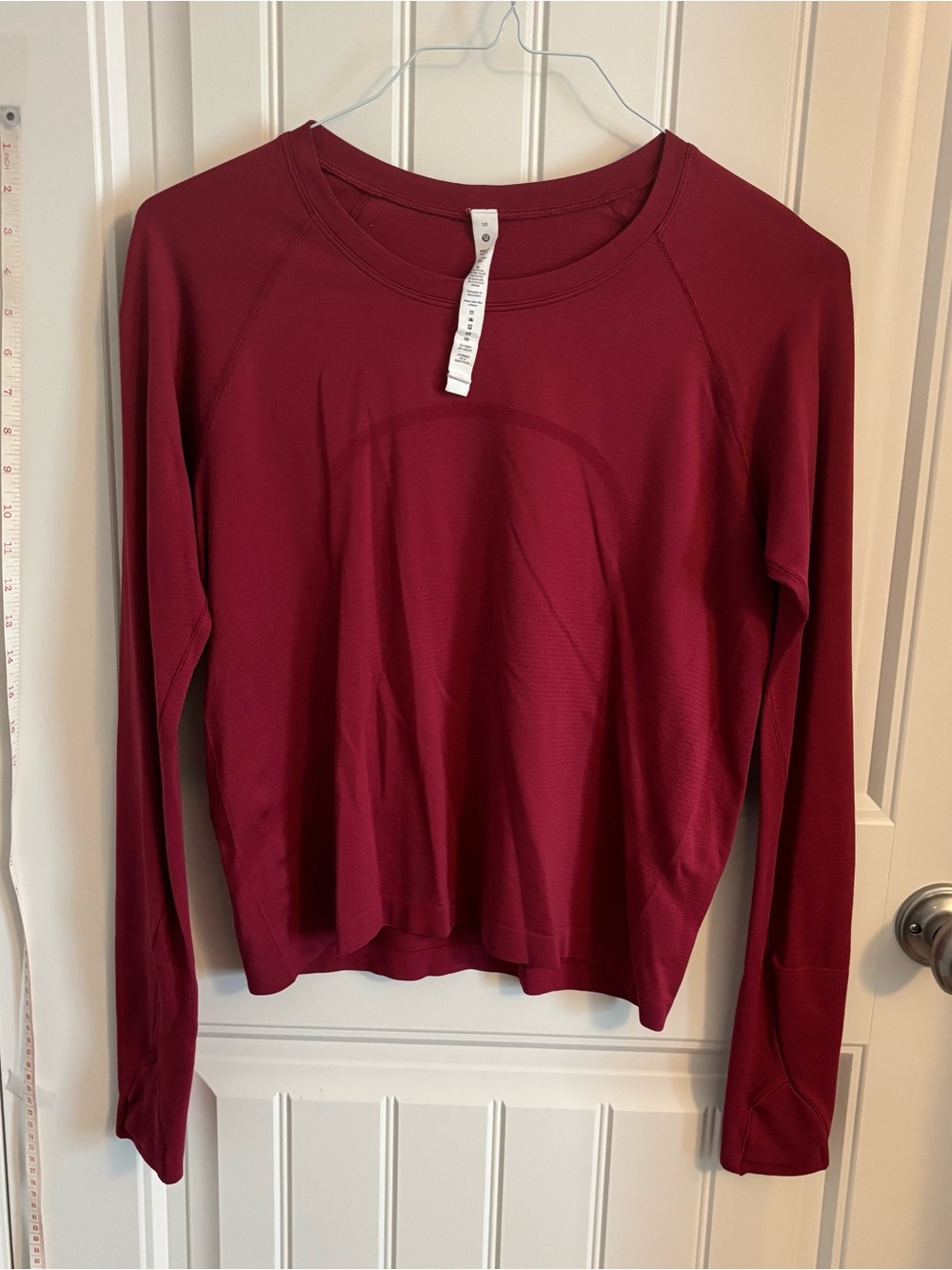 Lululemon Swiftly Tech long-Sleeve Magenta color Size 10